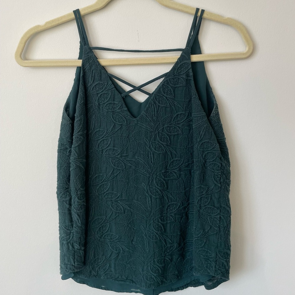 Jacquard Green Tank
